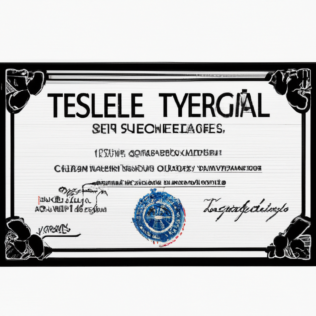 TSE Hizmet Yeterlilik Belgesi